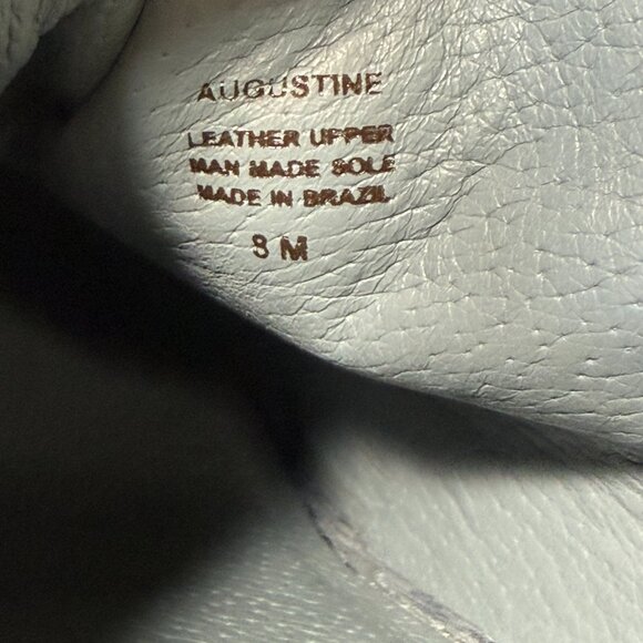 Matisse Augustine light blue leather booties women's 8M - Picture 3 of 15